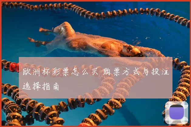 欧洲杯彩票怎么买 购票方式与投注选择指南
